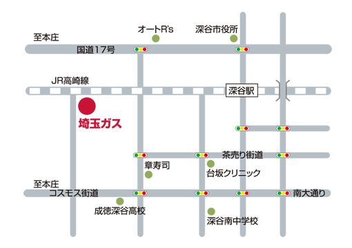 埼玉ガス株式会社所在地・地図